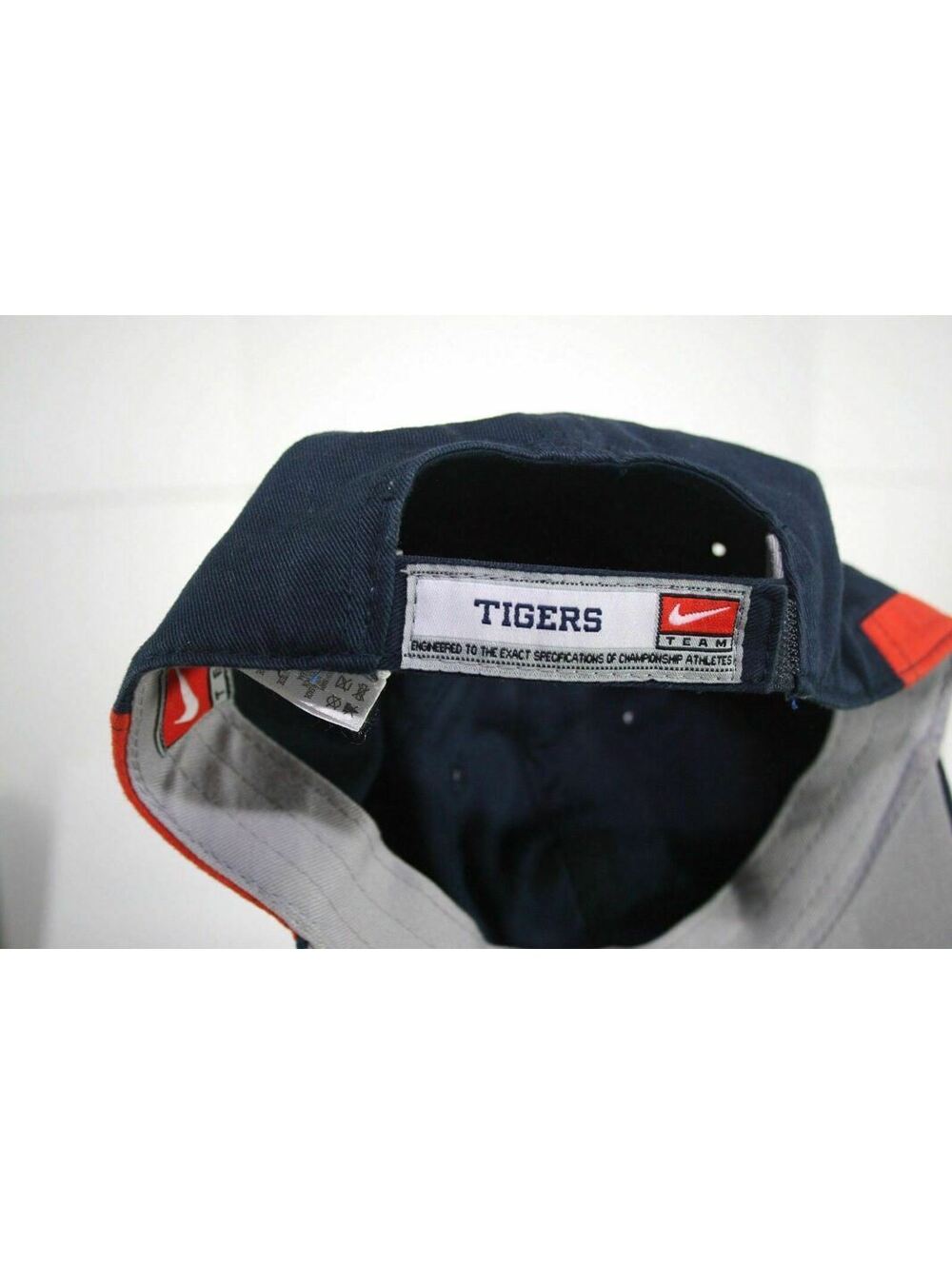 Nike Team Auburn Tigers Blue Hat - Size Youth 8-20 Adjustable Strapback Cap EUC - Picture 5 of 7